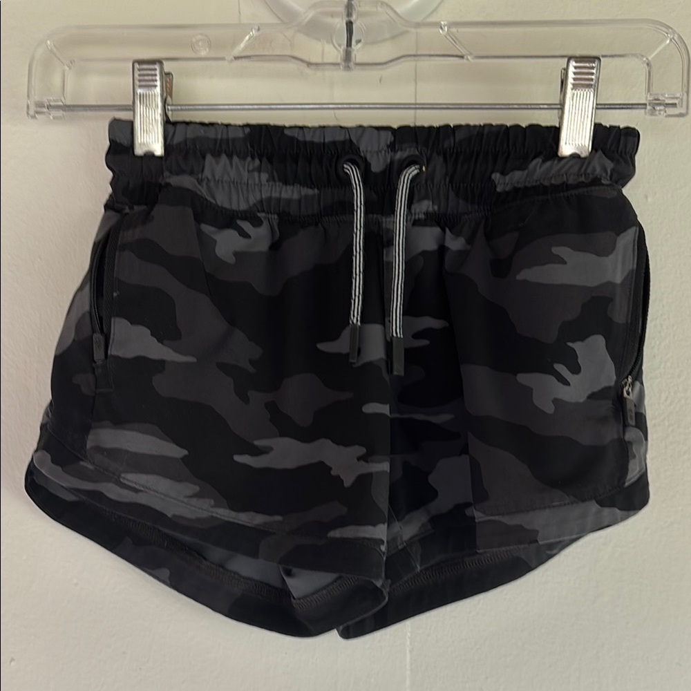 Black Camo Athleta girl shorts